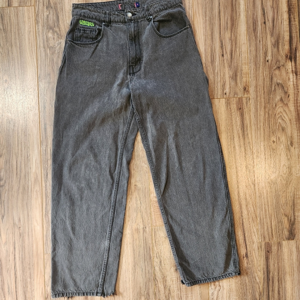 Vintage Empyre Faded Black Jeans  Baggy Skater Acubi